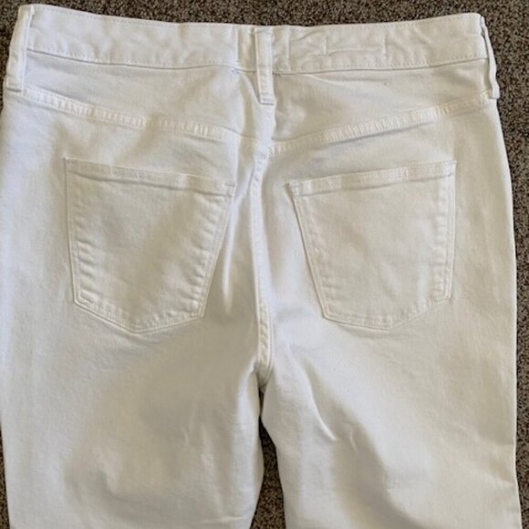 UNIVERSAL THREAD High Rise White Cropped Denim Jeans Sz 12 - Picture 12 of 13